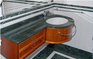 Verde Issorie Marble Custom Vanity Top