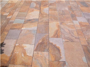 Camparta Red Gold Walkway Pavement