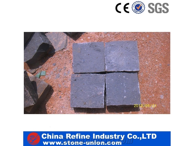 Best Price Zhangpu Black-Cube Stone , Chinese Black Stone Floor Covering & Floor Tile & Black Paving Cube Stone & Natural Stone Surface