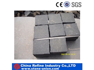 Best Price Zhangpu Black-Cube Stone , Chinese Black Stone Floor Covering & Floor Tile & Black Paving Cube Stone & Natural Stone Surface