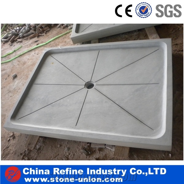 Black Marble Bath Tray,Natural Marble Shower Tray ,Flat Shower Pan,Stone Travertine Shower Base,Bath Shower Trays & Accessories
