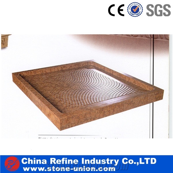 Black Marble Bath Tray,Natural Marble Shower Tray ,Flat Shower Pan,Stone Travertine Shower Base,Bath Shower Trays & Accessories