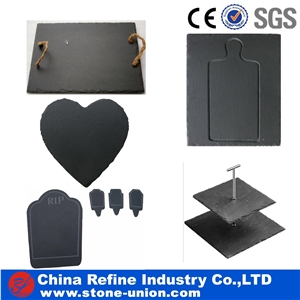 Cheap China Black Slate Cooking Stone,Kitchen Cookware,Black Slate for Cooking,Steak Stones,Eating Palate,Black Slatet Kitchen Accessories
