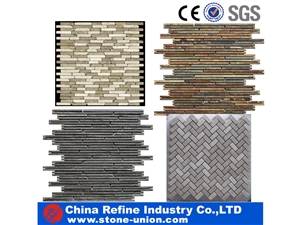 China Hot Sell Travertine Mosaic, Floor Mosaic, Wall Mosaic,Panel Split Face Mosaic