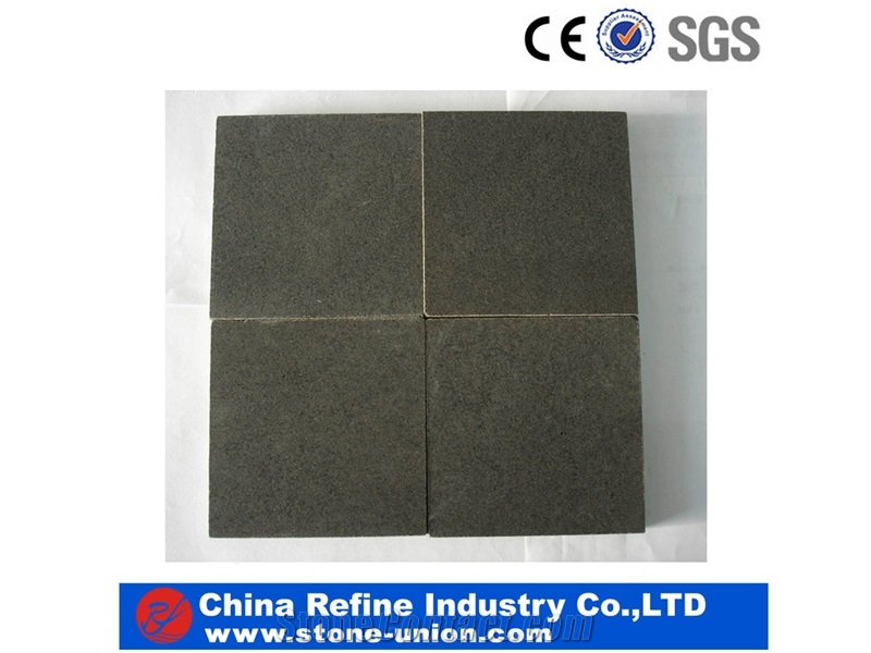Chinese Black Basalt with Competitive Price Slabs & Tiles, China Black Basalt , Flamed & Honed & Natural Floor Tiles Design
