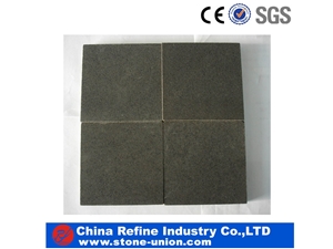 Chinese Black Basalt with Competitive Price Slabs & Tiles, China Black Basalt , Flamed & Honed & Natural Floor Tiles Design