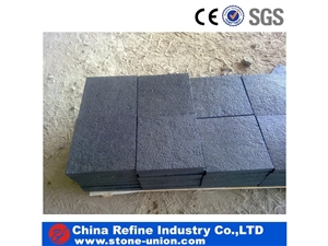 Chinese Black Basalt with Competitive Price Slabs & Tiles, China Black Basalt , Flamed & Honed & Natural Floor Tiles Design