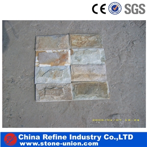 Chinese Factory Direct Sales Cheap Mushroom Stone, Grey Split Face Slate Mushroom Landscaping Stones,Garden Wall Stone