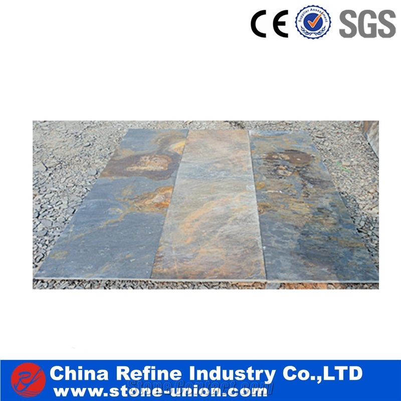 Chinese Suppliers Cheap Rusty Slate Flooring Tiles