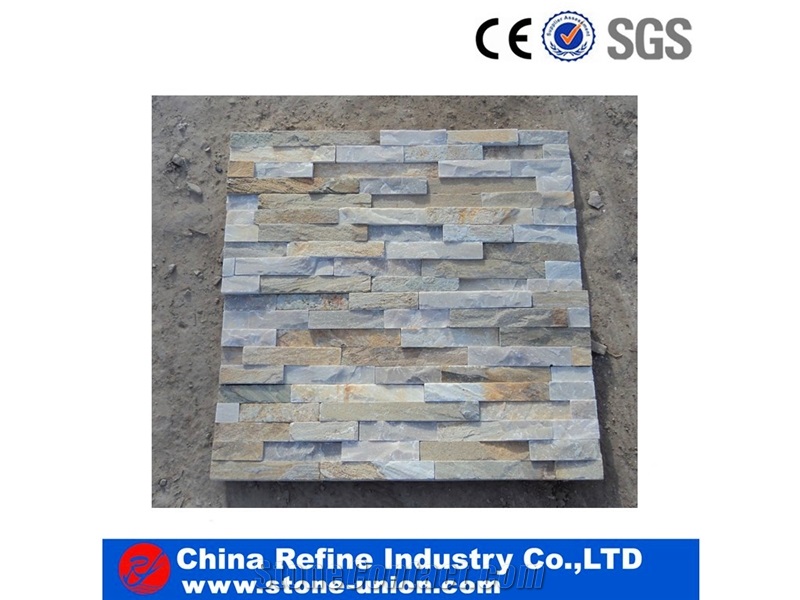 Classical Rusty Slate Wall Panels , Slate Cultured Stone Wall Tiles & Slate Wall Pannel , Customized Design Slate
