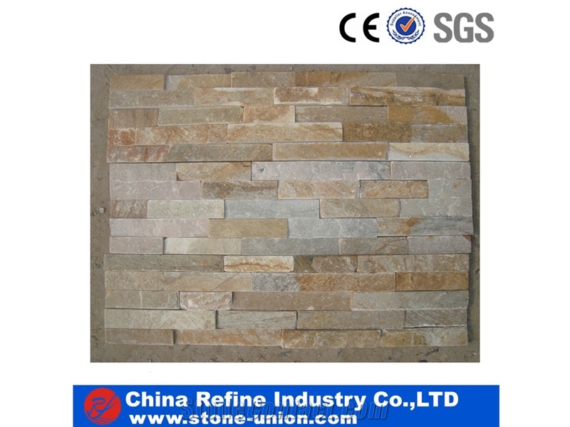Classical Rusty Slate Wall Panels , Slate Cultured Stone Wall Tiles & Slate Wall Pannel , Customized Design Slate