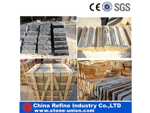 Classical Rusty Slate Wall Panels , Slate Cultured Stone Wall Tiles & Slate Wall Pannel , Customized Design Slate