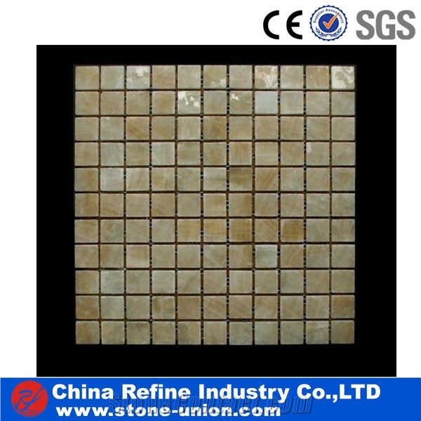 High Quality Yellow Onyx Mosaic, Hexagon Mosaic,Decorative Mosaic Onyx Interior Stone,Floor Mosaic, Wall Mosaic