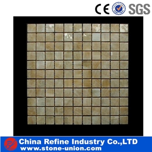 High Quality Yellow Onyx Mosaic, Hexagon Mosaic,Decorative Mosaic Onyx Interior Stone,Floor Mosaic, Wall Mosaic