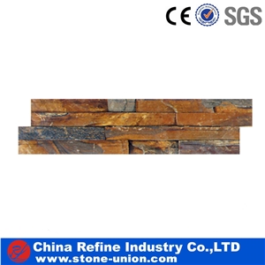 Multicolor Slate China Building Cultured Stone Wall Cladding