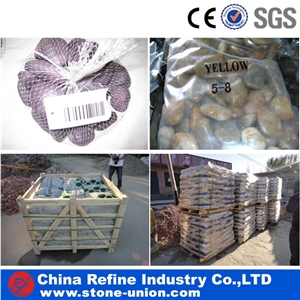 Natural River Stones Mixed Pebble Stone,Different Sizes Color Polished Natural River Pebble Stone for Decoration in Garden , Outdoor ,Landscaping