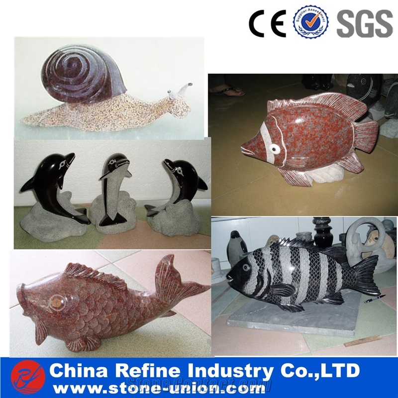 Natural Stone Granite Animals Carvings Sculpture & Statue,Animal Designed Sculpture,Exterior Stone