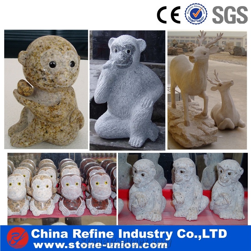 Natural Stone Granite Animals Carvings Sculpture & Statue,Animal Designed Sculpture,Exterior Stone