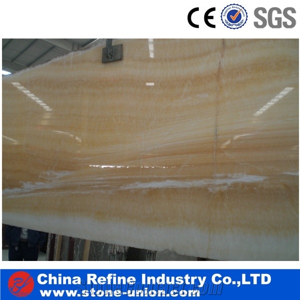 Polished Yellow Onyx Slabs, China Yellow Onyx, Floor and Wall Tiles, Onyx Stone Flooring, Multicolor Onyx,Yellow Onyx Kitchen Countertop Bar Tops