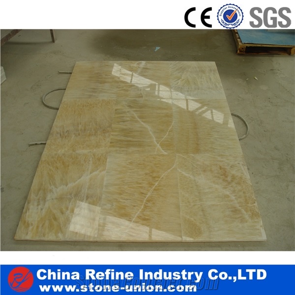 Polished Yellow Onyx Slabs, China Yellow Onyx, Floor and Wall Tiles, Onyx Stone Flooring, Multicolor Onyx,Yellow Onyx Kitchen Countertop Bar Tops