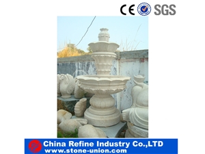 Stone Flowerpot for Garden Decoration, White Granite Flower Pot,Carved Flower Pot,Flower Stand,Exterior Flower Vase for Garden