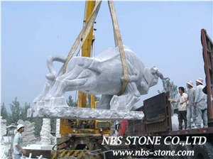 Bull Stone Animal Sculptures,Bull Stone Carving,Bull Stone Statue