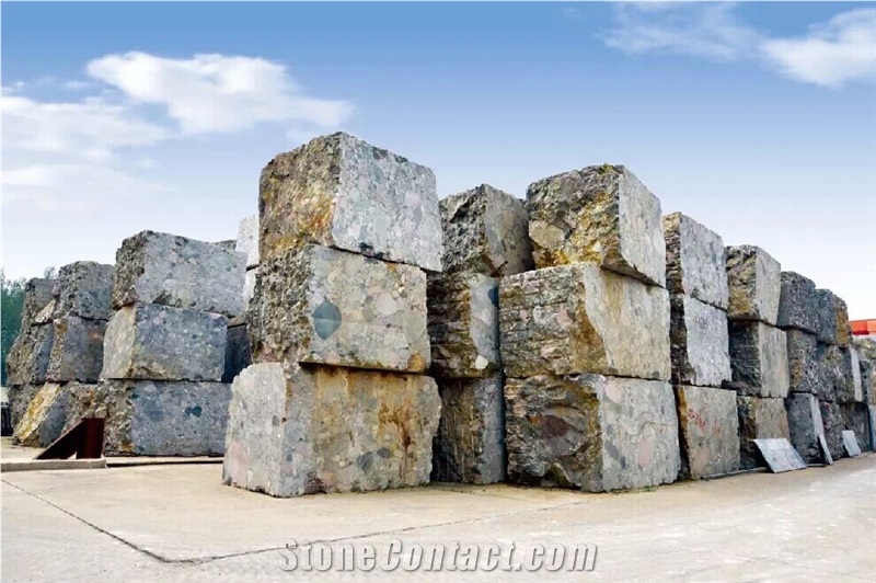 Gatherstones Granite Block, China Multicolor Granite Block