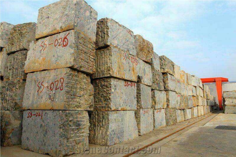 Gatherstones Granite Block, China Multicolor Granite Block