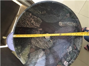 Gatherstones Granite Pedestal Sinks & Basins, Round Sinks, Wash Bowls