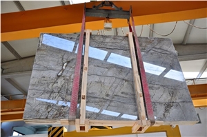 Amoni Grey Marble/Brown Armoni Marble Big Slabs/Stripes/Cut to Sizes