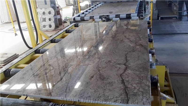 Amoni Grey Marble/Brown Armoni Marble Big Slabs/Stripes/Cut to Sizes