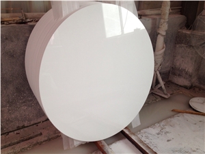 Artificial Thassos Marble/ Artificial Pure White Marble/ Artificial White Marble Big Slabs& Project Tiles