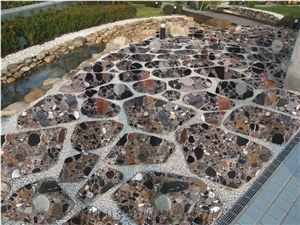 China Marinace Noble Brown Marble Blocks