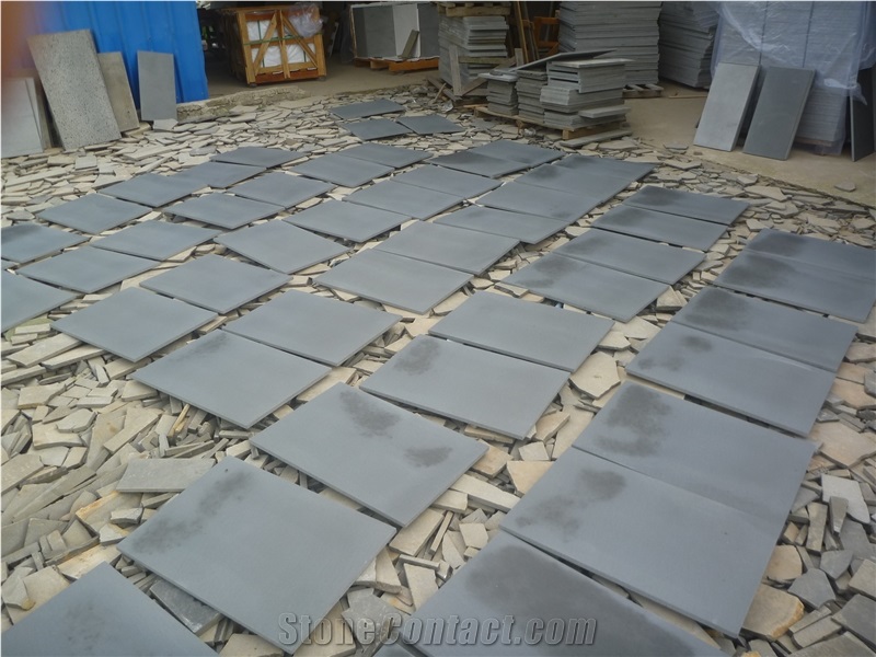 Hainan Grey Basalt Andesite Basalt Tile Slab Honed Lava Stone Tiles for Floor Coverig,Flooring Pattern,Villa Exterior Walling