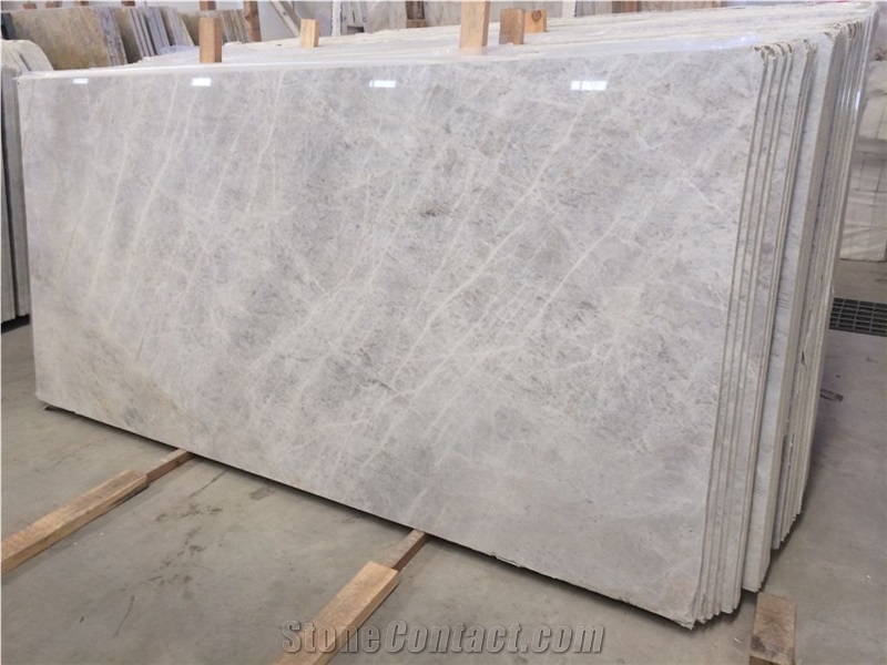 Silver Light Marble Slabs & Tiles, China White Marble