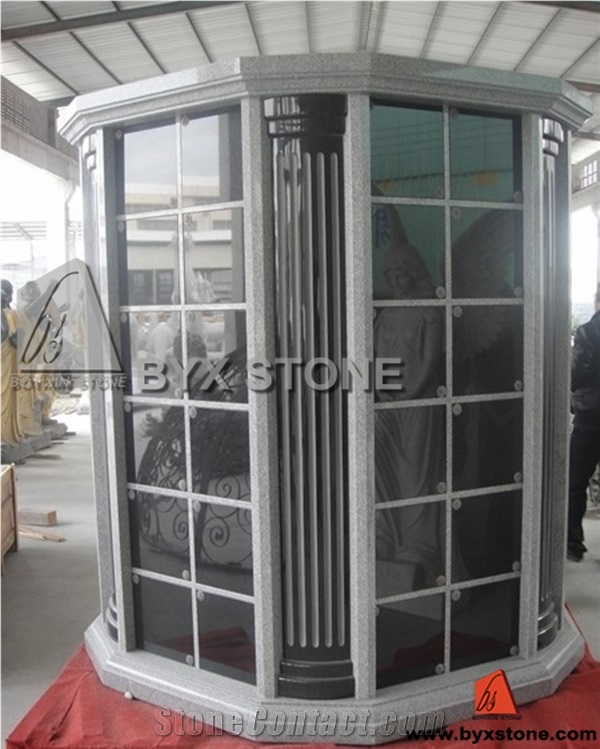 72 Niches Grey G633 Granite Columbarium / Columbaria