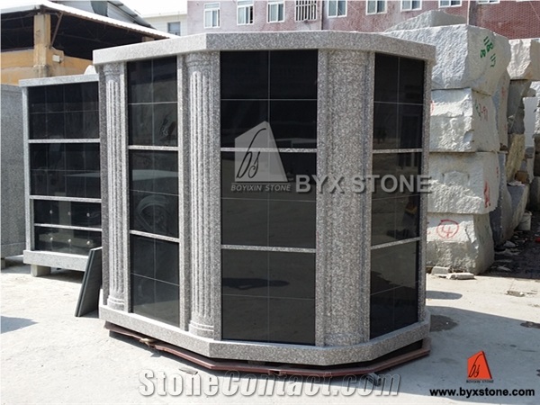 96 Niche G664 Brainbrook Pink Granite Columbarium