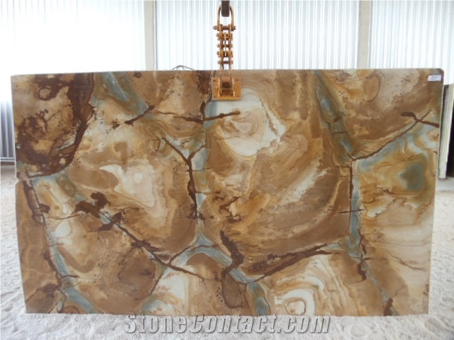 Polished Palomino Quartzite Slabs & Tiles,Brazil Yellow Quartzite for Walling and Floor Tile,Palomino Quartzite Slab for Countertop