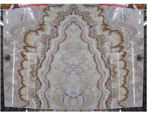 Natural Onyx Buddha Image Slabs, Onyx Covering, Onyx Wall Covering