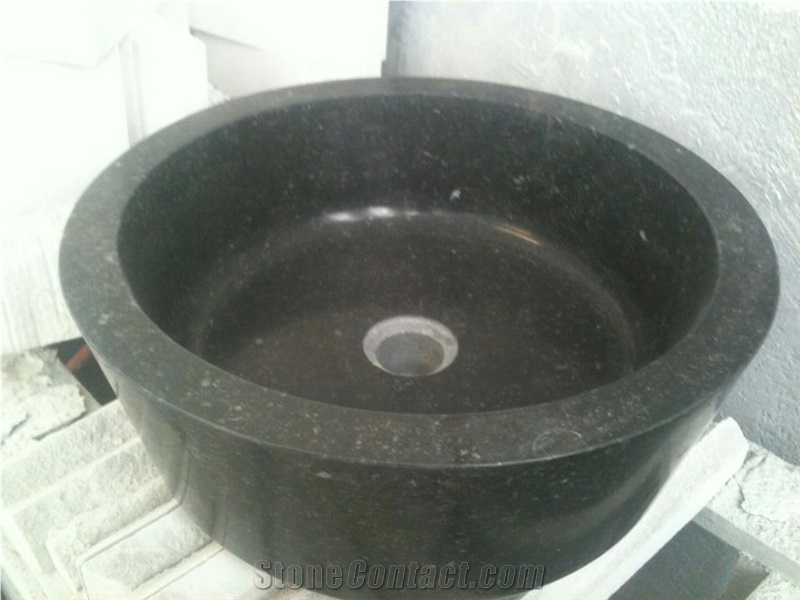 Petit Granit Limestone Round Wash Basin