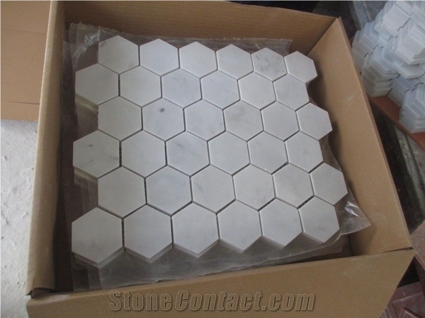 Bianco Carrara White Marble Mosaic 12x12 Polished Price