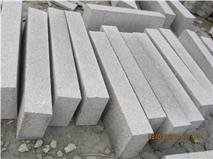 G341 Cheap Grey Granite Curbstones, Road Stone in Natural Finish/Flamed Finish, Cheap China Grey Granite Kerb Stone