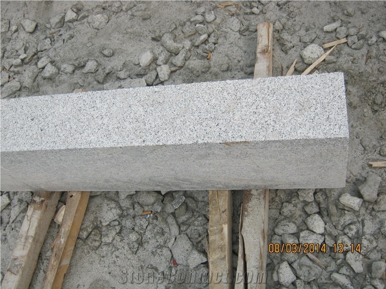 G341 Cheap Grey Granite Curbstones, Road Stone in Natural Finish/Flamed Finish, Cheap China Grey Granite Kerb Stone