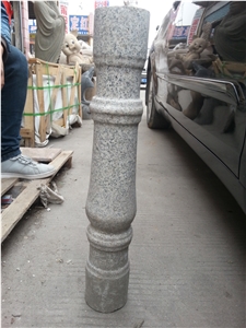 G603 Granite Balusters, China Cheap Grey Granite Balustrades, Granite Handrail Railings