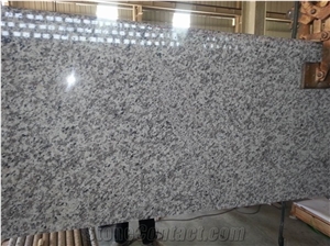 Good Price Tiger Skin White Granite Kitchen Tops, Desk Tops, Bench Tops with Bullnose Edge, Chinese Cheap White Granite Countertop, Worktops, Vanities Bathroom Decoration
