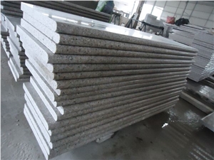 Granite Stair, G681 Pink Granite Stair & Step Polished,Round Edge Comeptitive Price