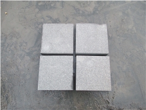 Hebei Black Granite Cube Stone, Surface Flamed , Other Sides Machine Cut Cobble Stone Walkway Pavers, Garden Stepping Pavements