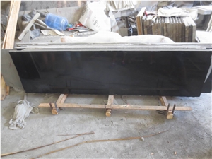 Mongolia Black Basalt Tiles & Slabs for Floor and Wall, China Absolute Black Basalit Polished Tiles