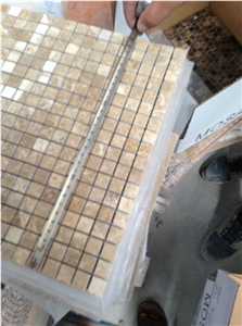 Natural Grey Marble Light Emperador Marble Mosaic 12x12 Honed Price