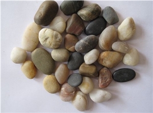 Natural Mixed Color River Pebble Stone Garden Decoration Pebbles
